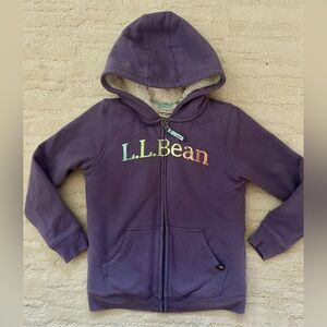 L.L. Bean Kids' Sherpa-Lined Hoodie